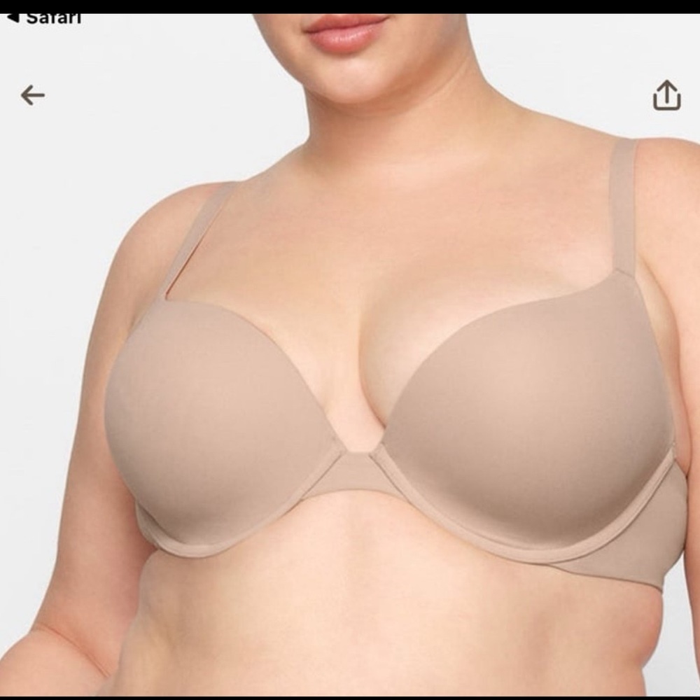 NWT Skims Fits Everybody Push-Up Demi Bra MICA 34C